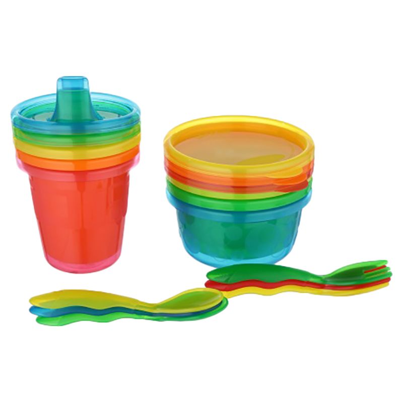 The First Years - Take And Toss Straw Cups & Multi-Pack Feeding Set