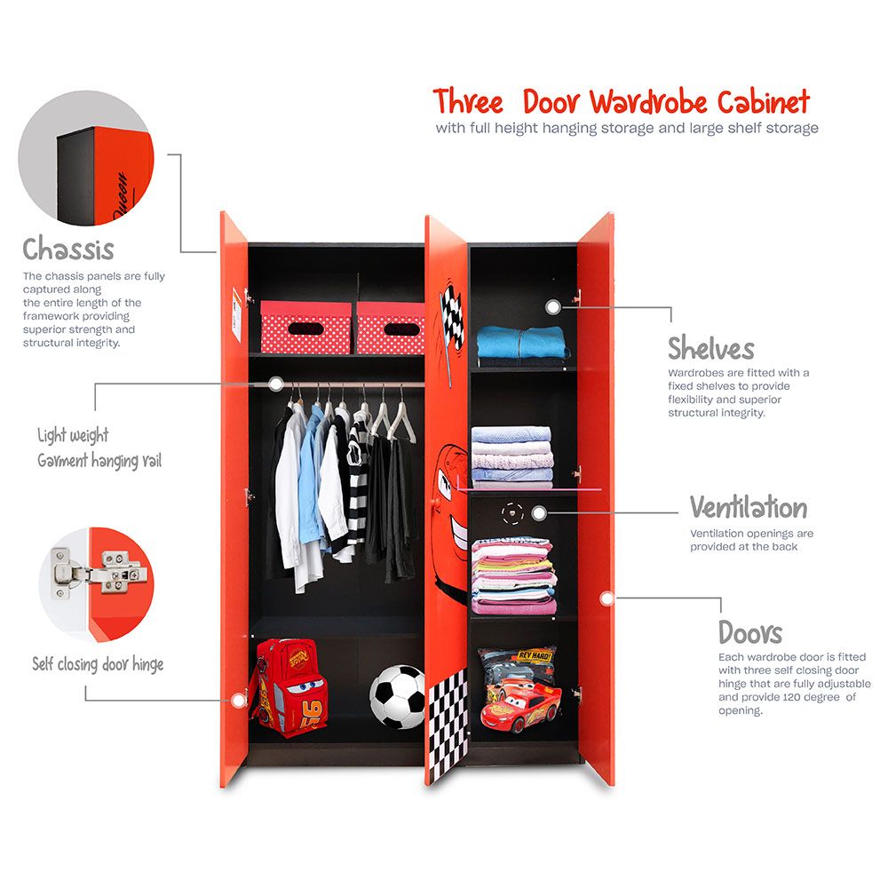 Disney - Cars Lightning Mcqueen Wardrobe