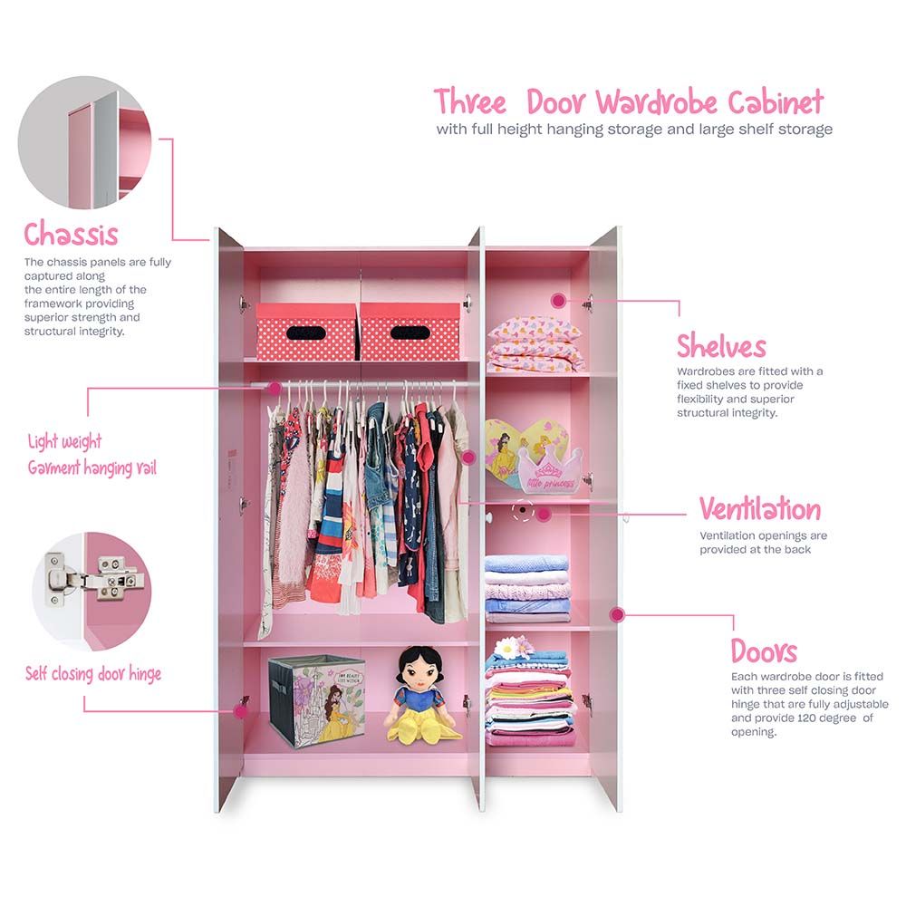 Disney - Princess Wardrobe Closet For Kids