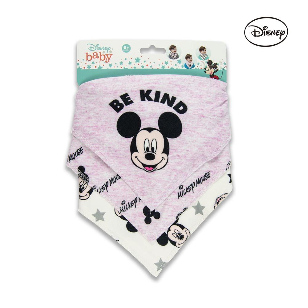 Disney - Mickey Mouse Bandana Baby Bibs - Multi