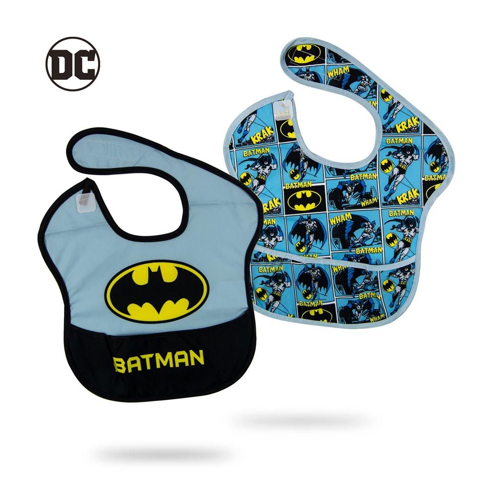 Wb - Batman Bibs - Pack Of 2