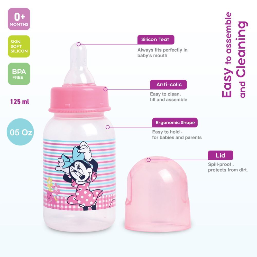 Disney - 5oz Standard Baby Feeding Bottle - Pink