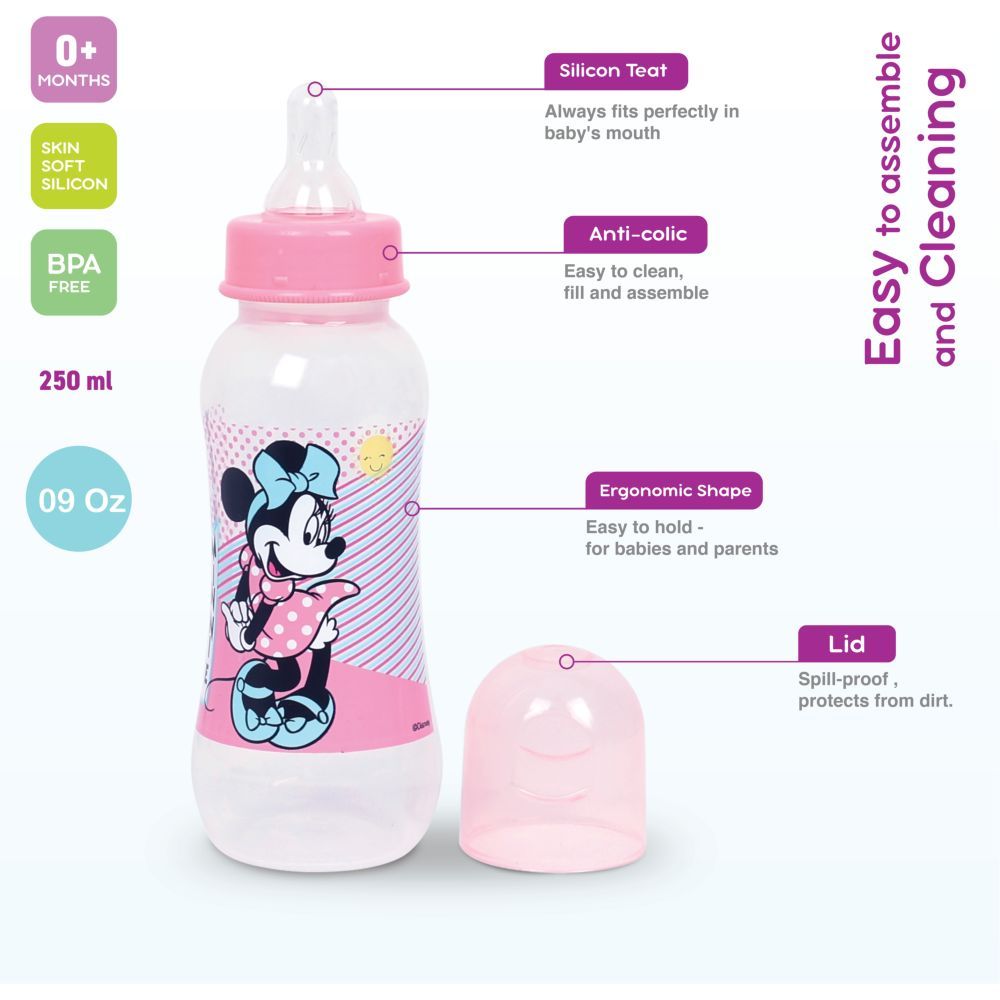 Disney - 9oz Standard Baby Feeding Bottle - Pink