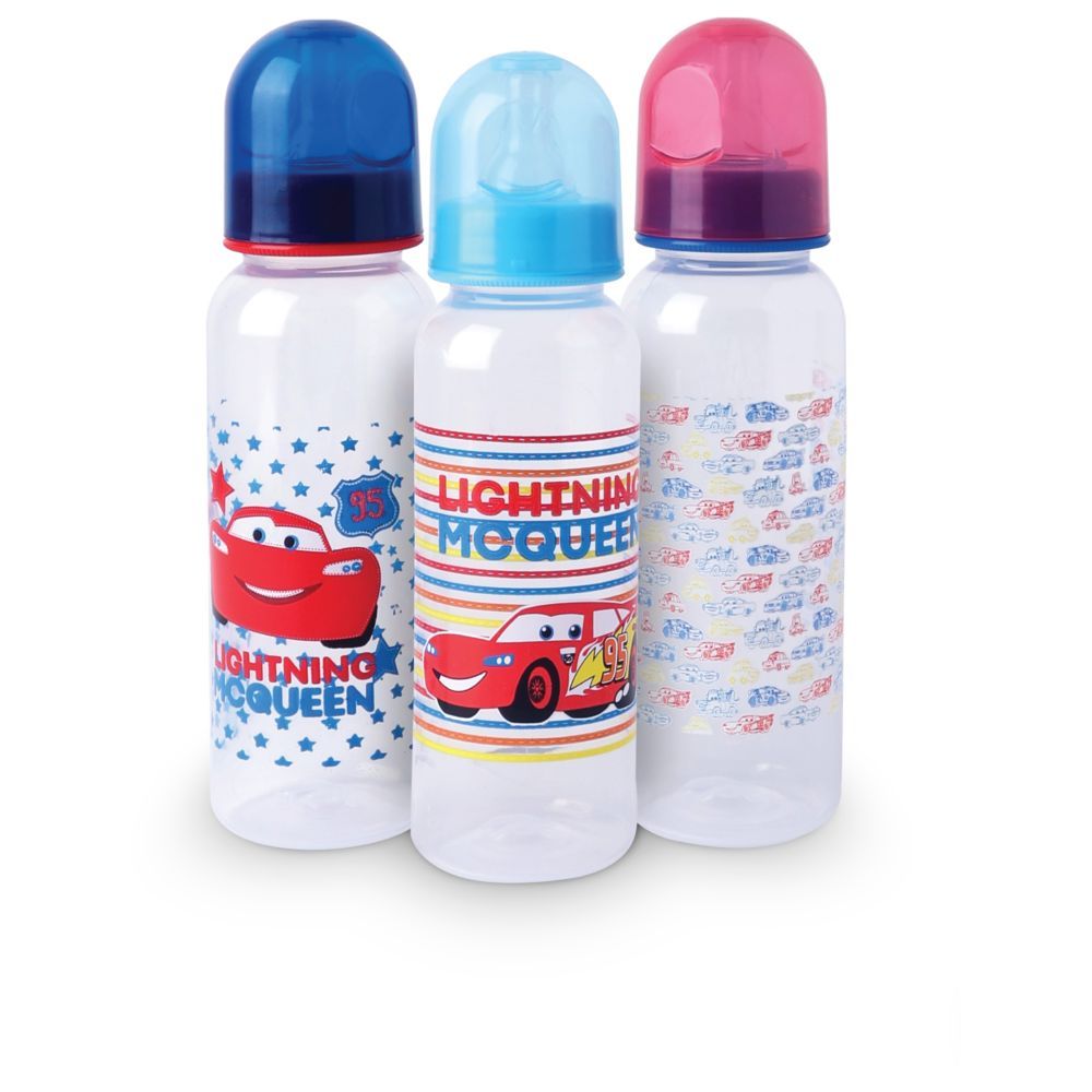 Disney - Cars 9oz Baby Feeding Bottle Pack of 3