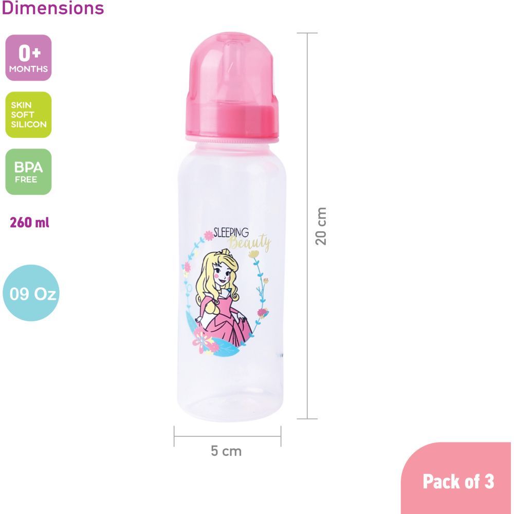 Disney - Princess 9oz Baby Feeding Bottle Pack of 3