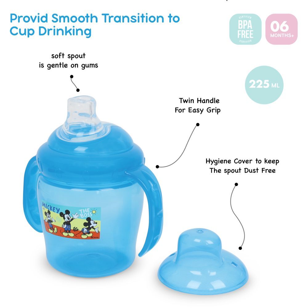 Disney - Baby Spout Cup 225ml - Blue