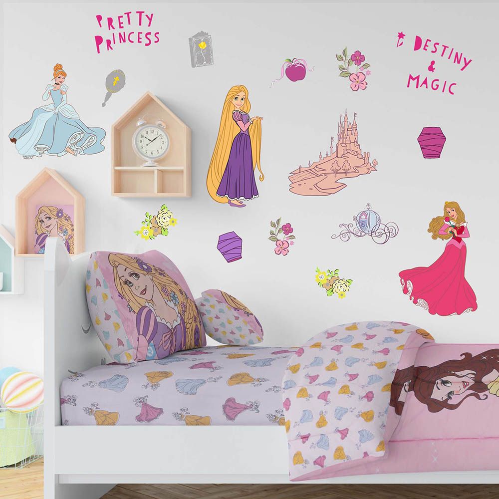 Disney Princess - Removable Art Wall Stickers - Destiny & Magic