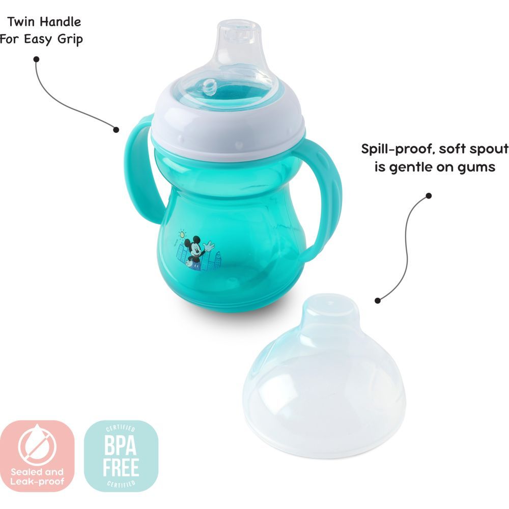 Disney - Baby Spout Training Sippy Cup 8oz - Teal