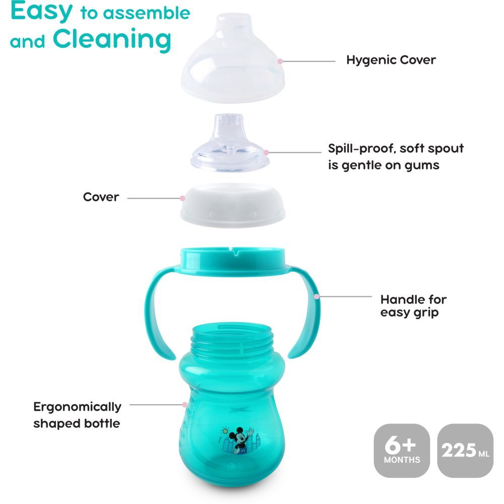 Disney - Baby Spout Training Sippy Cup 8oz - Teal