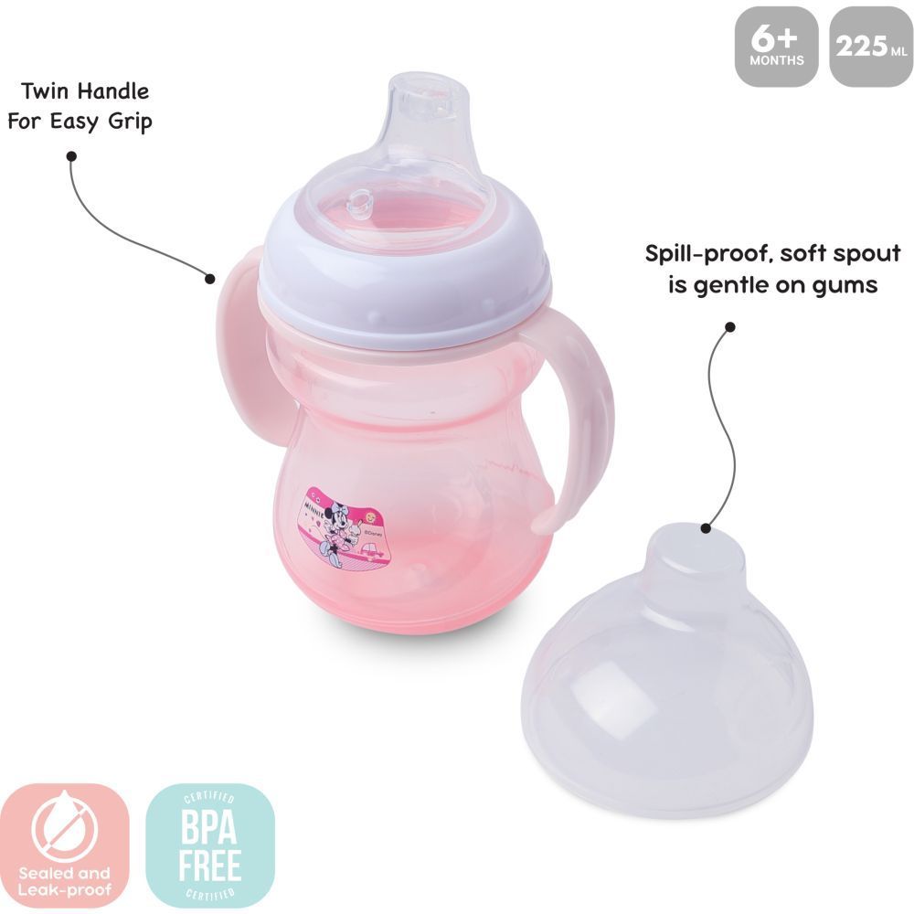 Disney - Baby Spout Training Sippy Cup 8oz - Pink