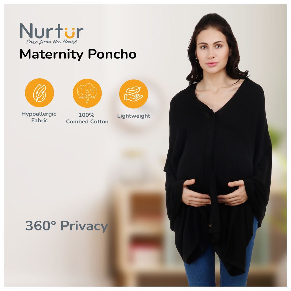 Nurtur - Cotton Nursing Maternity Poncho