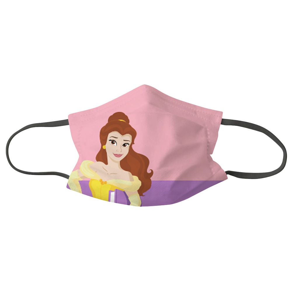 Disney - Princess Kids Face Mask Covering - Pink