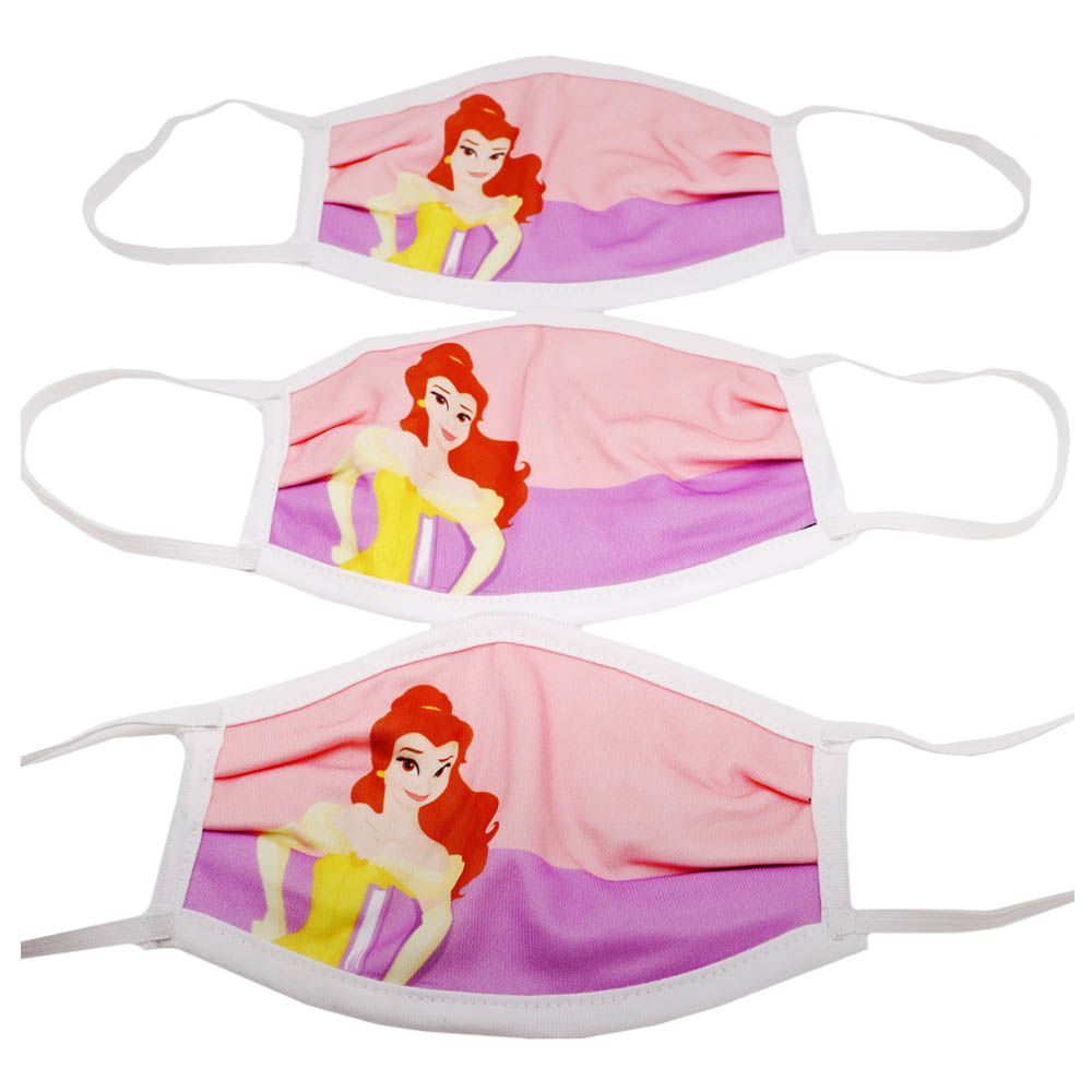 Disney - Princess Kids Face Mask Covering - Pink