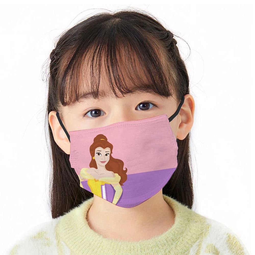 Disney - Princess Kids Face Mask Covering - Pink