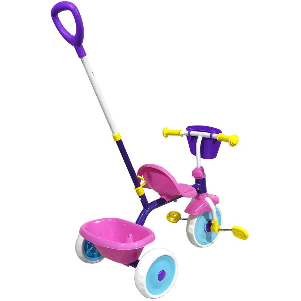 Disney - Minnie Trike With Push Handle - Pink