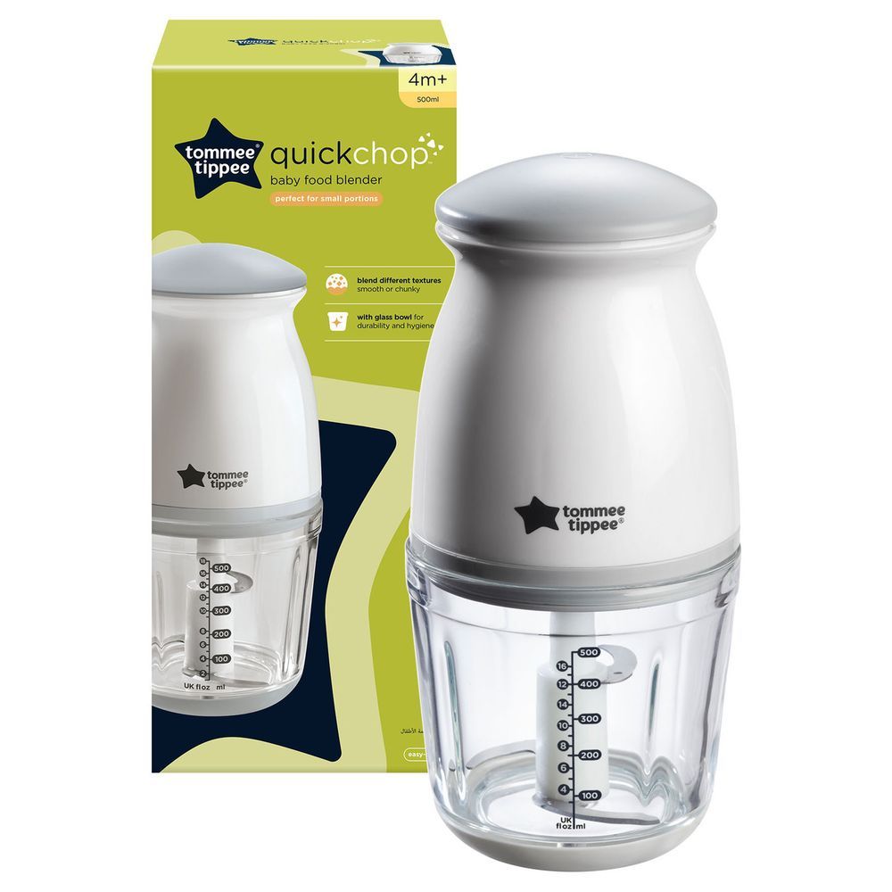 Tommee Tippee - Quick-Chop Mini Baby Food Blender & Chopper - 500 ml