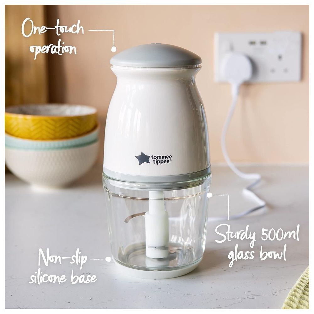 Tommee Tippee - Quick-Chop Mini Baby Food Blender & Chopper - 500 ml