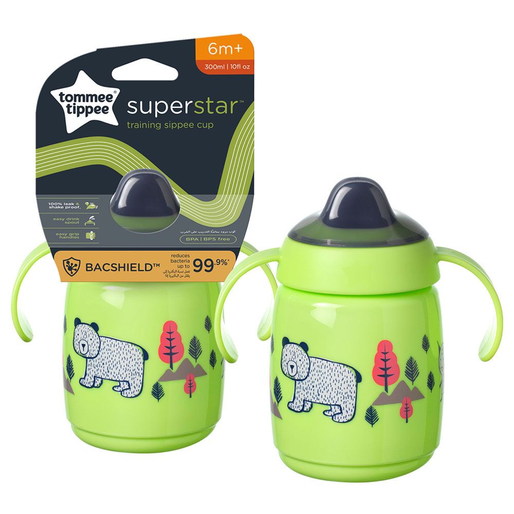 Tommee Tippee - Superstar Sippee Trainer Sippy Cup - 300ml - Green