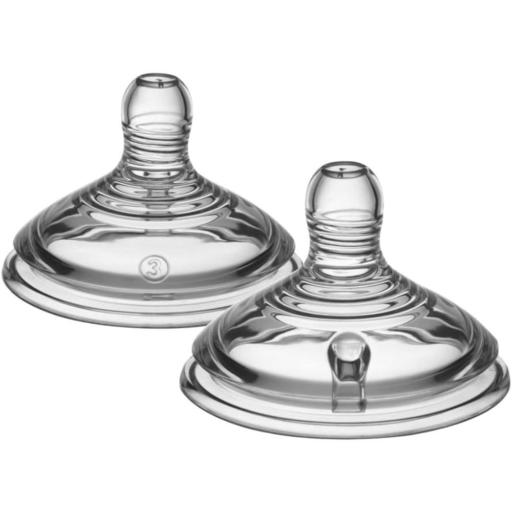 Tommee Tippee - Nature Baby Bottle Nipples Fast-Flow Pack Of 2