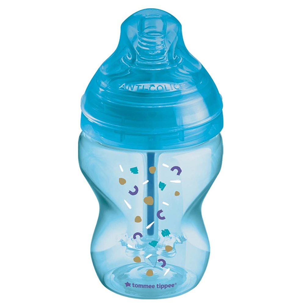 Tommee Tippee Advanced Anti-Colic Feeding Bottle 260ml-Blue