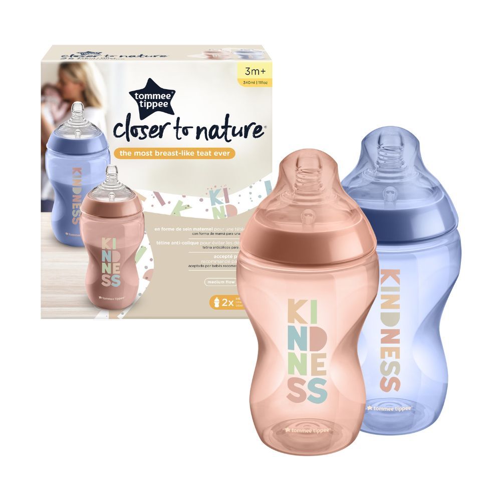 Tommee Tippee Closer to Nature 2x 340ml PP Dec.