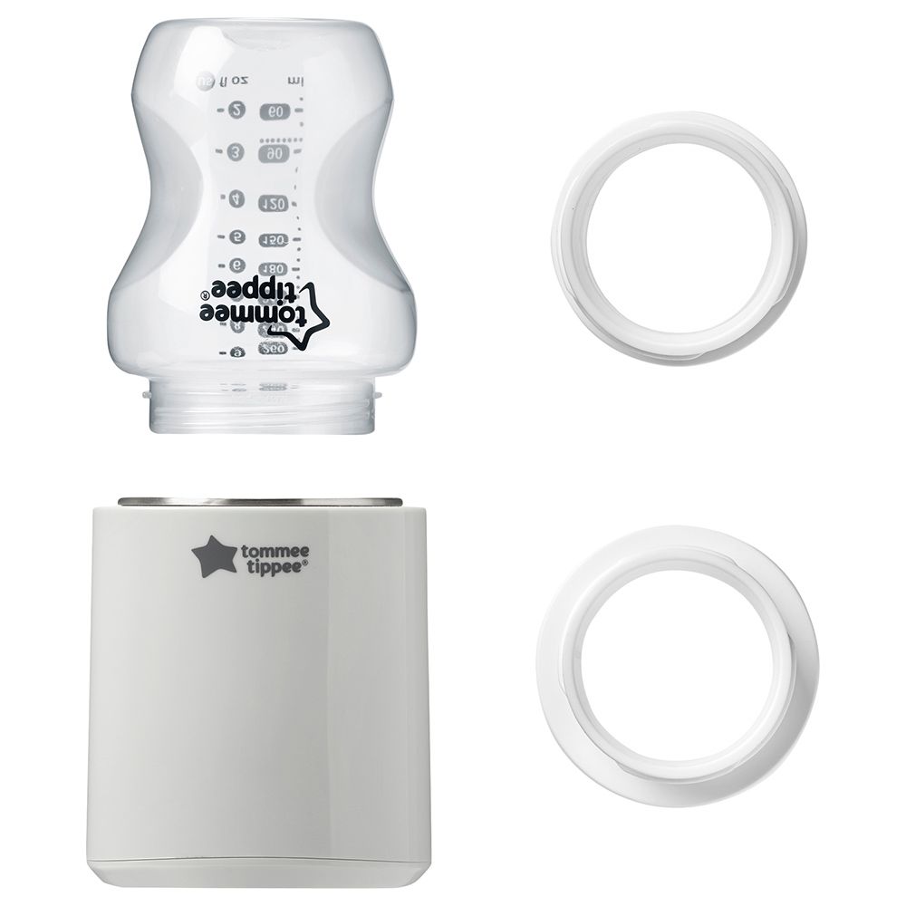 Tommee Tippee - Lets Go Portable Bottle Warmer - White