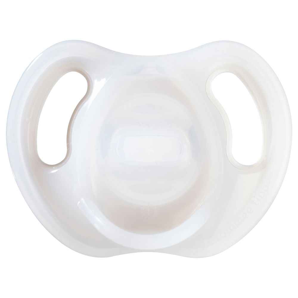 Tommee Tippee - Ultra Light Silicone Soother - 0-6M - Pack of 2 - Green/White