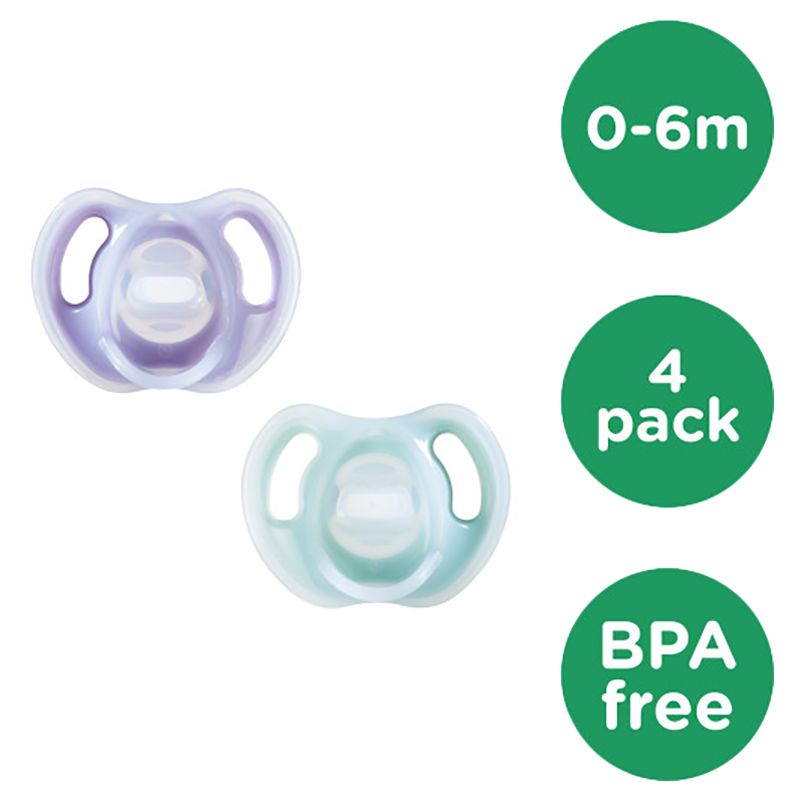 Tommee Tippee - Ultra Silicone Soother - 0-6M - Girl - Pack of 4