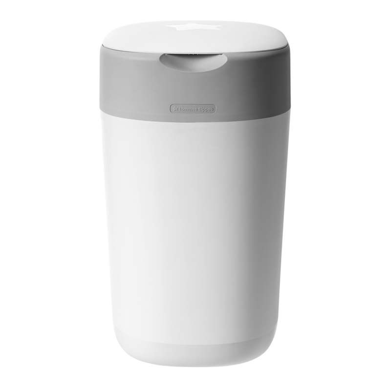 Tommee Tippee - Twist and Click Advanced Nappy Bin - White