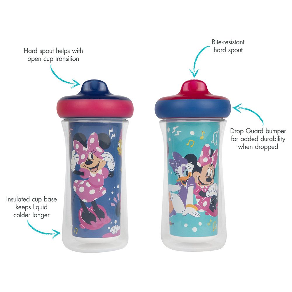 The First Years - Minnie Insulated Sippy Cup - Pack of 2 