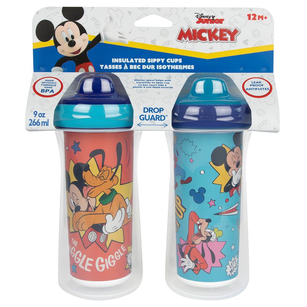 The First Years - Mickey Insulated Sippy Cup - Pack of 2 