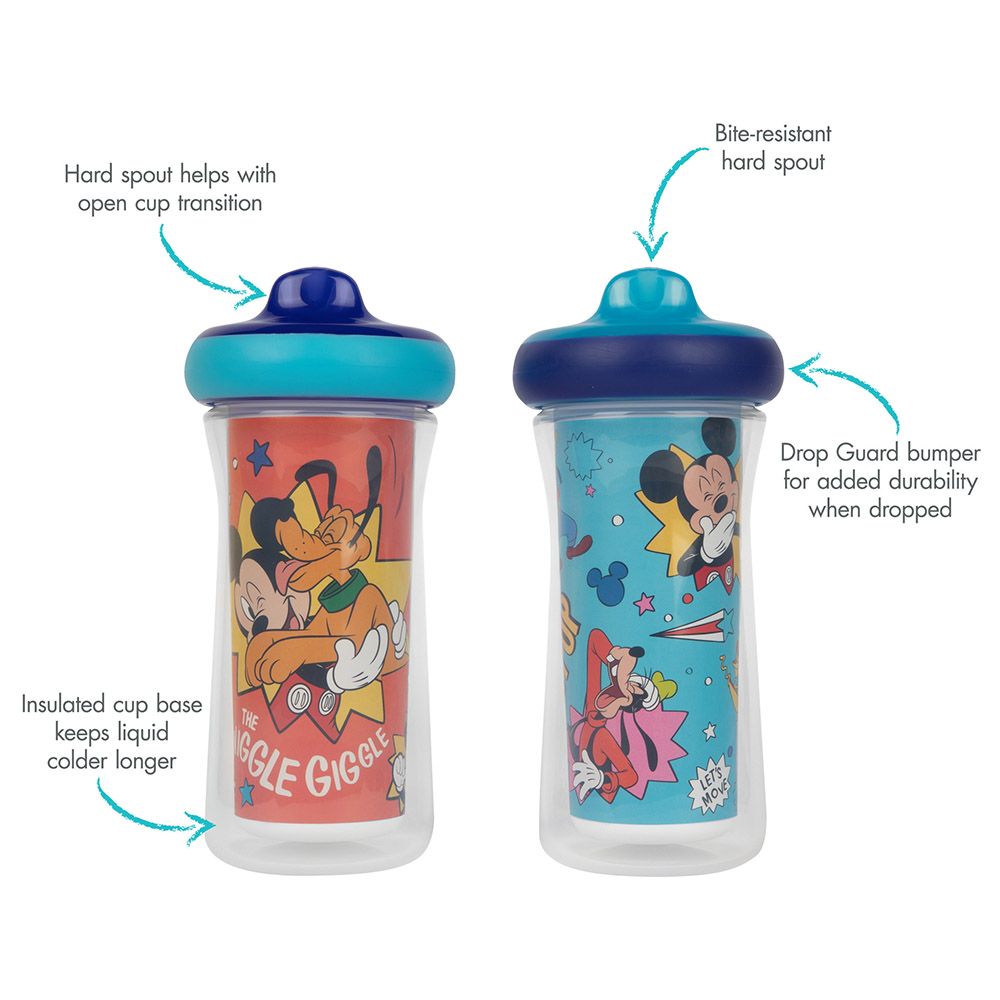 The First Years - Mickey Insulated Sippy Cup - Pack of 2 