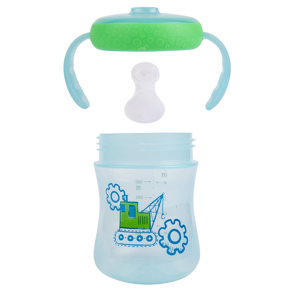 The First Years - Soft Spout Trainer Cup 7oz Pack of 2 - Green/Blue