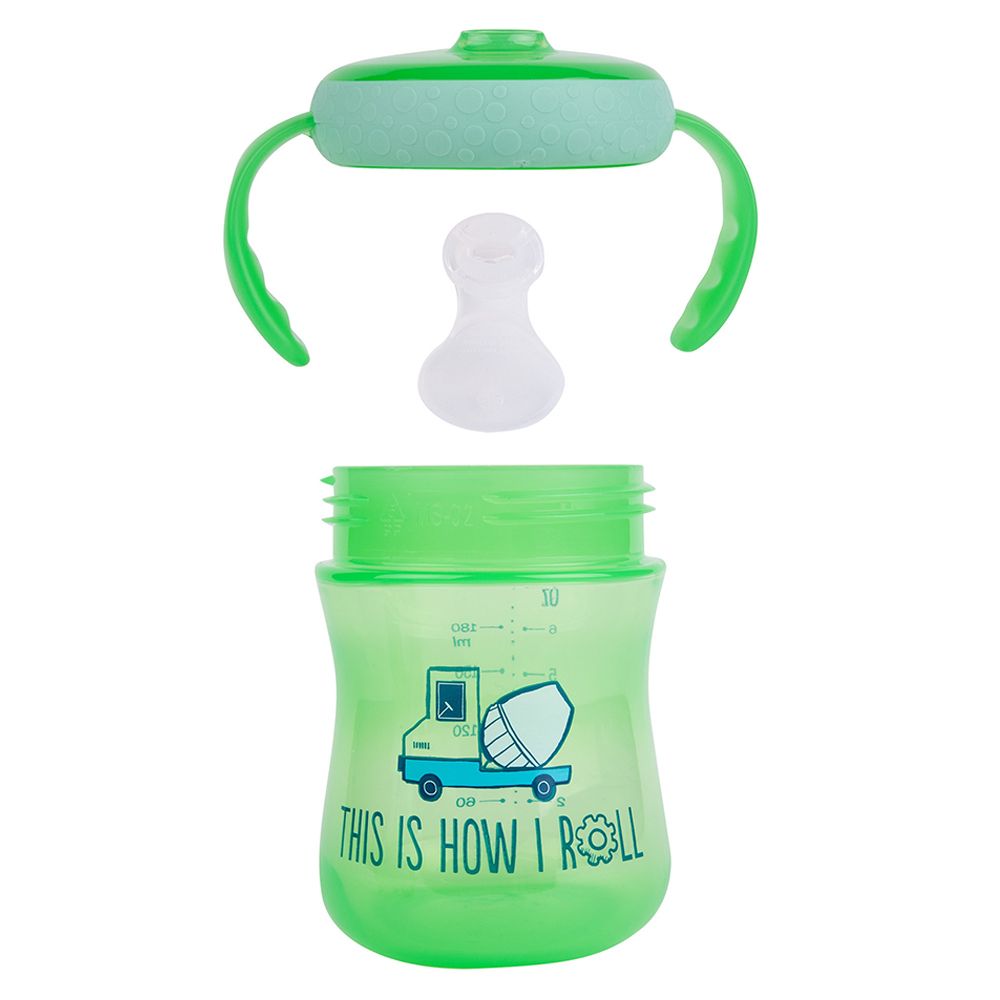 The First Years - Soft Spout Trainer Cup 7oz Pack of 2 - Green/Blue