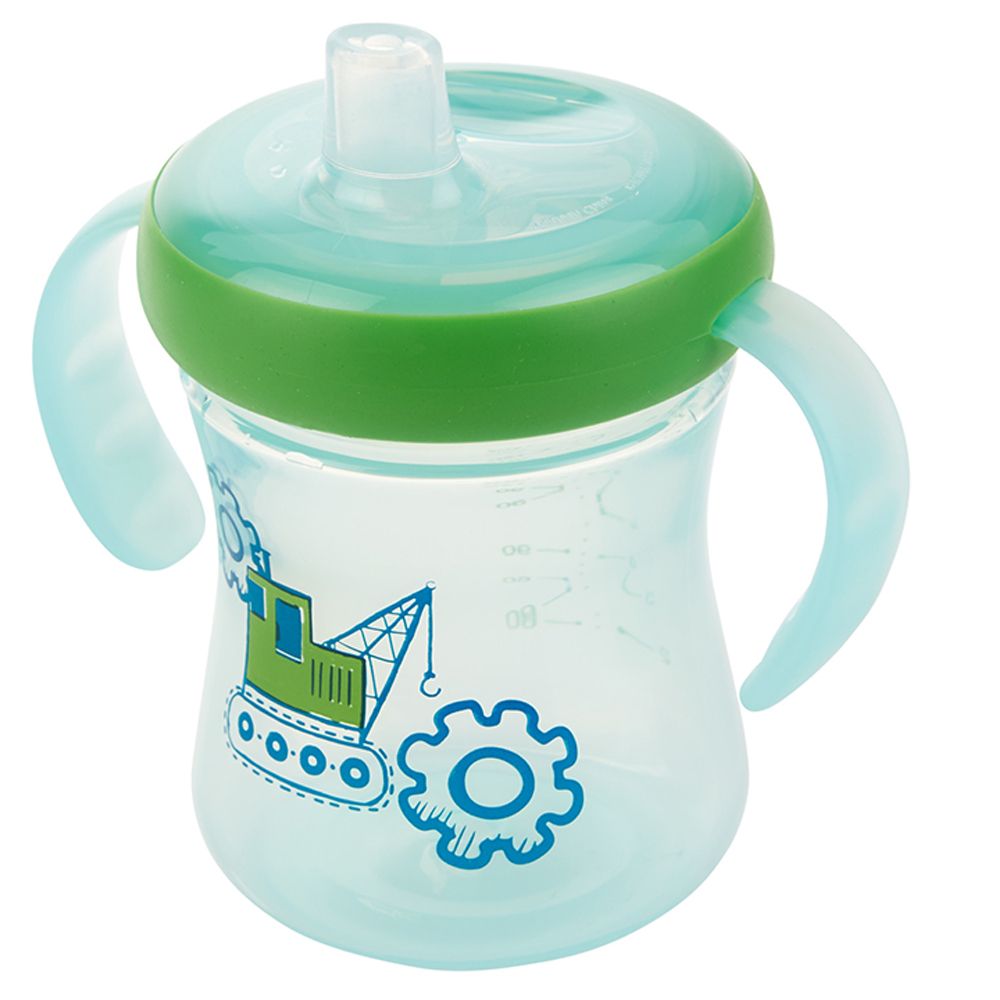 The First Years - Soft Spout Trainer Cup 7oz Pack of 2 - Green/Blue