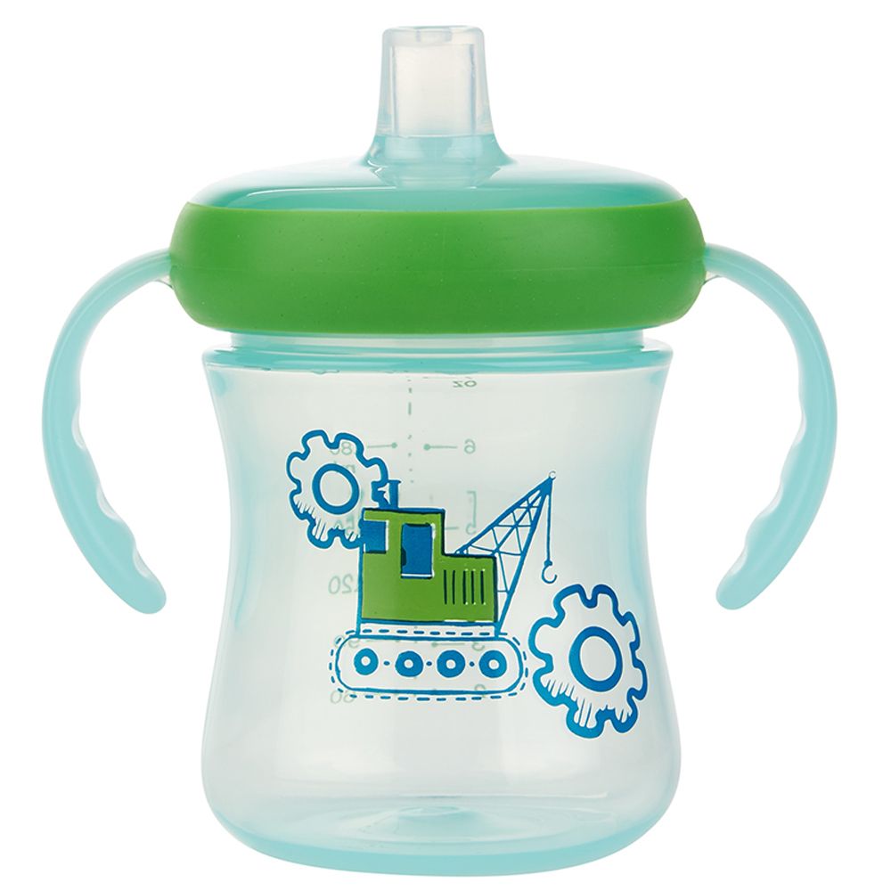 The First Years - Soft Spout Trainer Cup 7oz Pack of 2 - Green/Blue