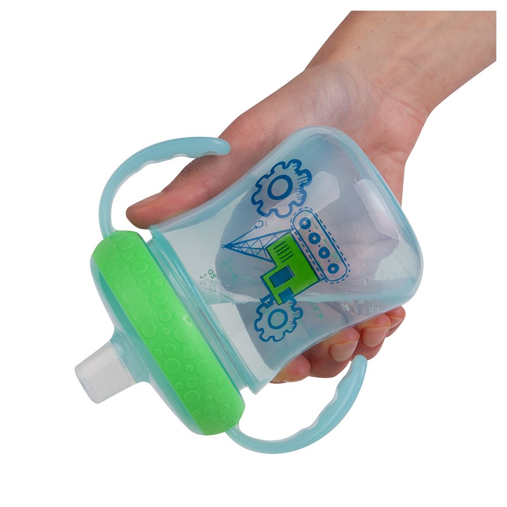 The First Years - Soft Spout Trainer Cup 7oz Pack of 2 - Green/Blue