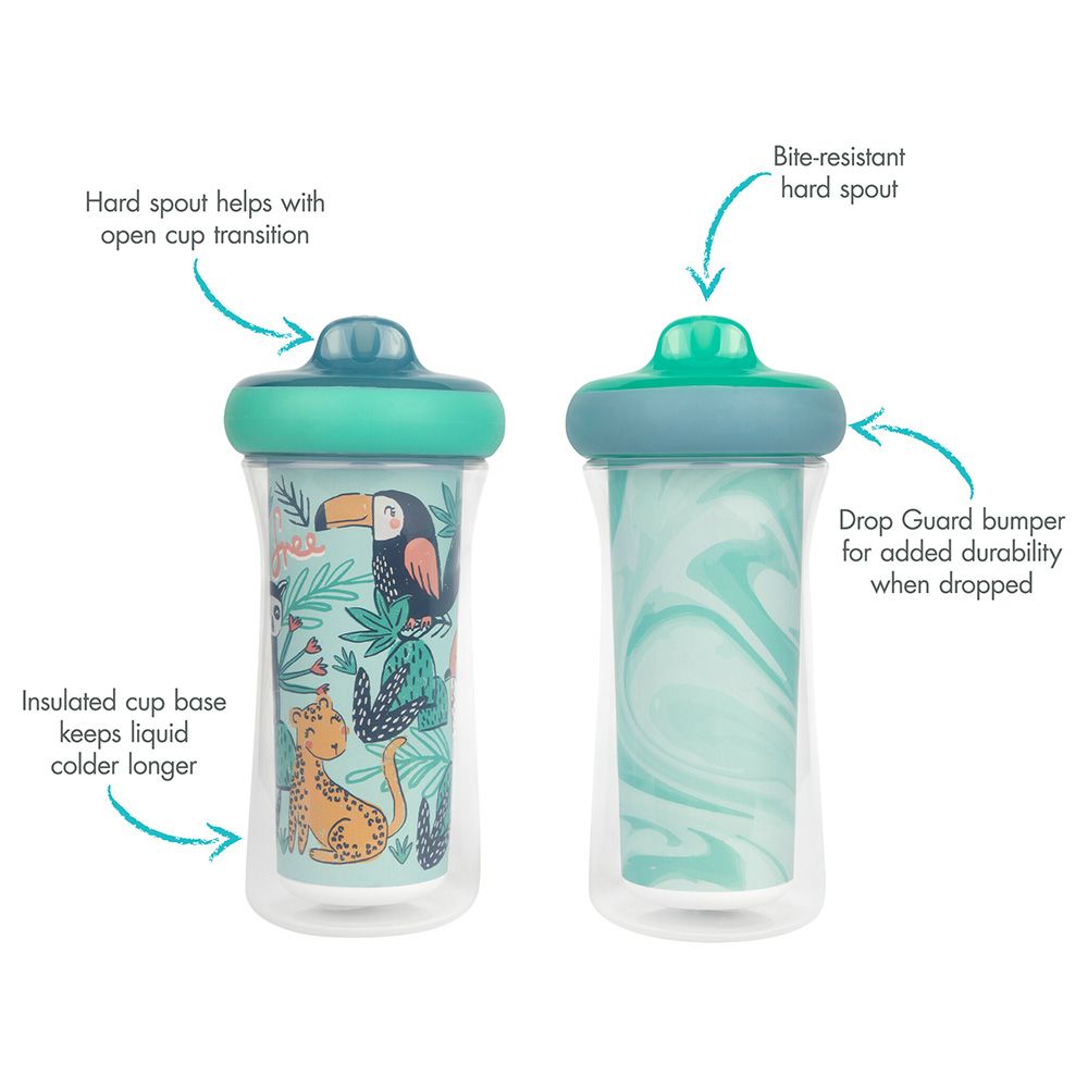 The First Years - Insulated Sippy Cup - Pack of 2 