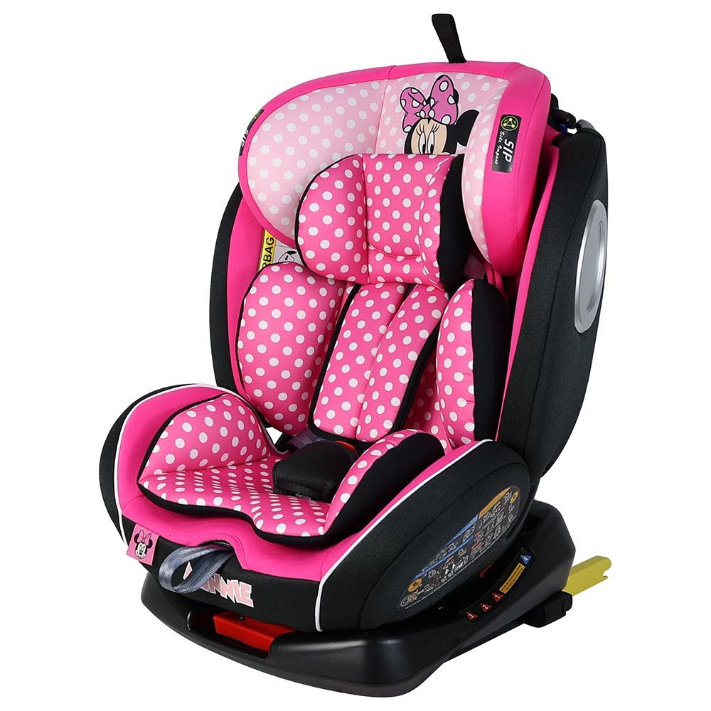 Disney - 4-in-1 Minnie Mouse Car Seat - Black/Pink