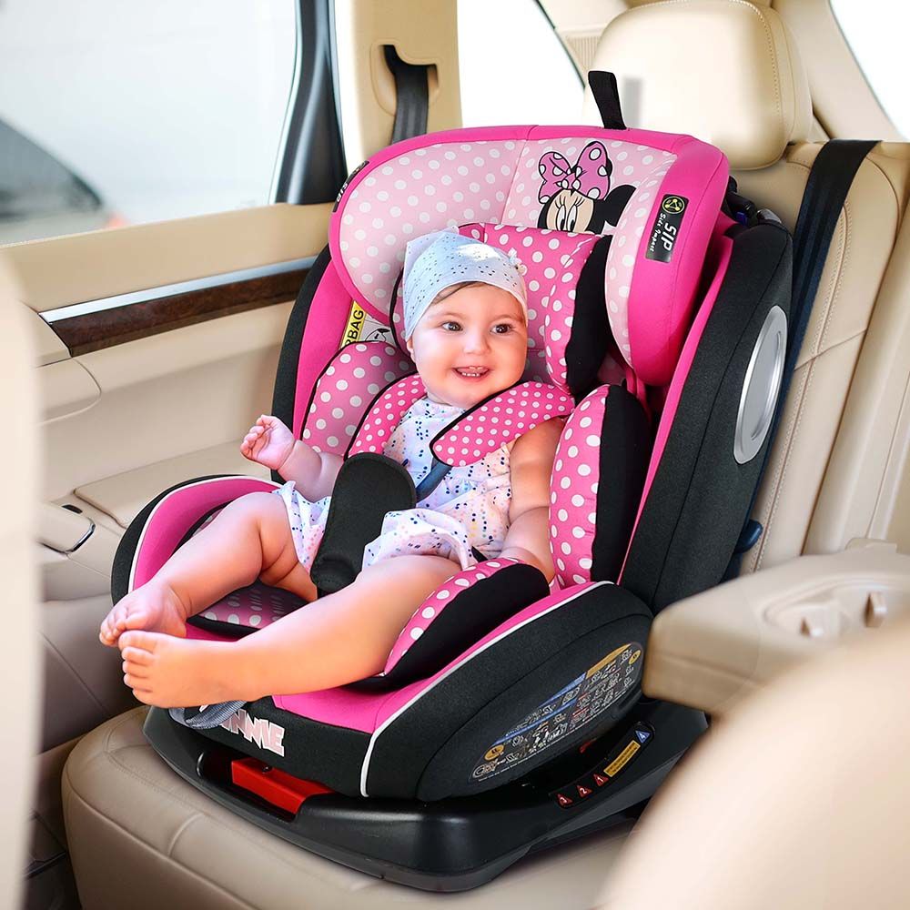 Disney - 4-in-1 Minnie Mouse Car Seat - Black/Pink