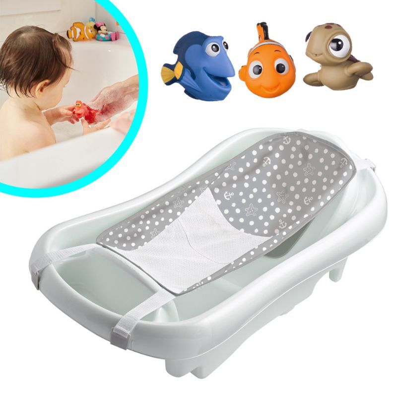 The First Years Sure Comfort Tub White + Nemo Bath Toys