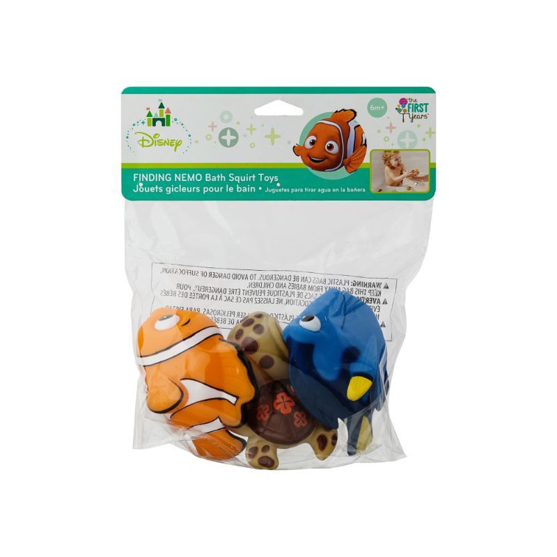 The First Years Sure Comfort Tub White + Nemo Bath Toys