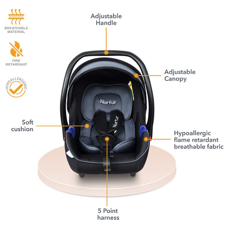 Nurtur - Nemo Carrier - Black/Dark Silver