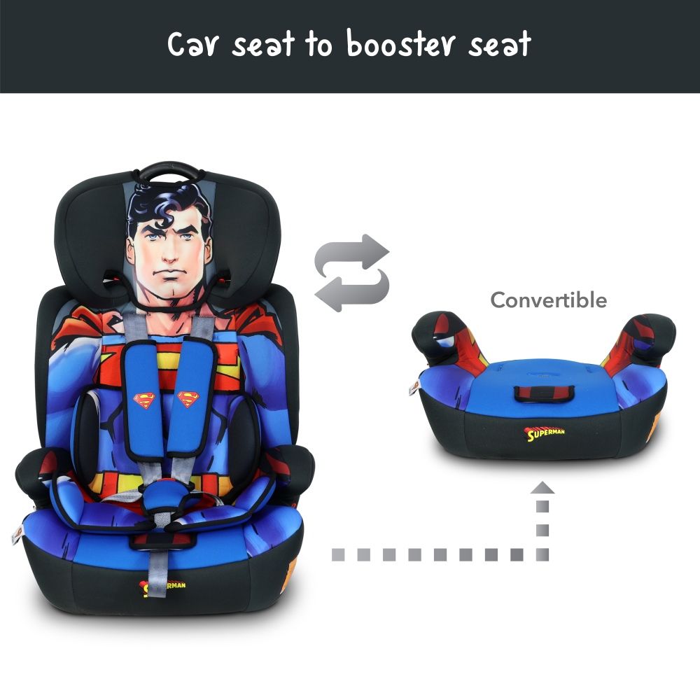 Warner Bros. - 3-in-1 DC Comics Superman Car Seat w/ Booster Seat 