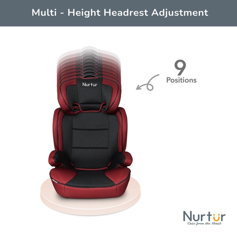 Nurtur - 3-in-1 Jupiter Car Seat & Booster Seat - Red