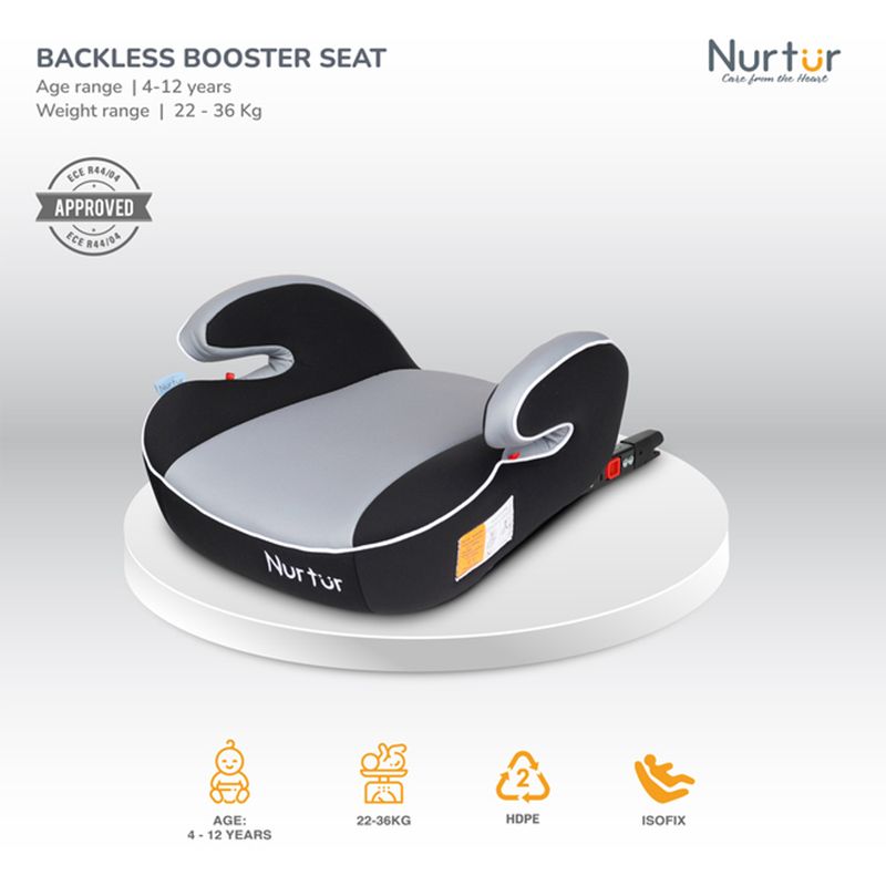 Nurtur - Enzo Booster Seat - Grey