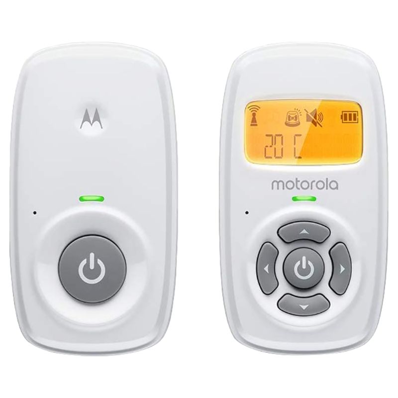 Motorola - Step-Up Audio Baby Monitor W/ Room Temperature