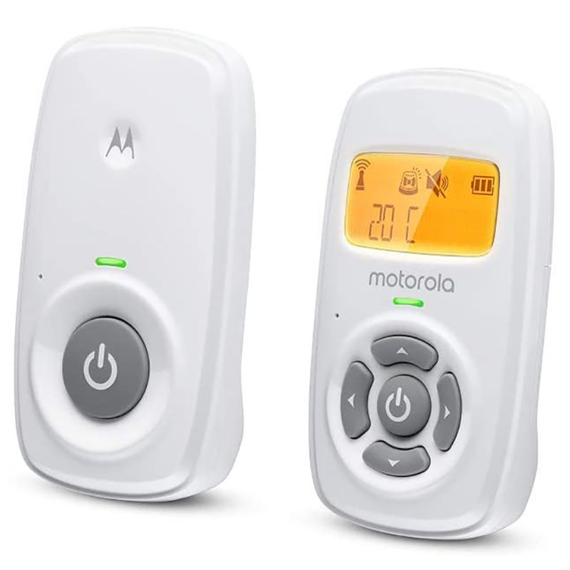 Motorola - Step-Up Audio Baby Monitor W/ Room Temperature