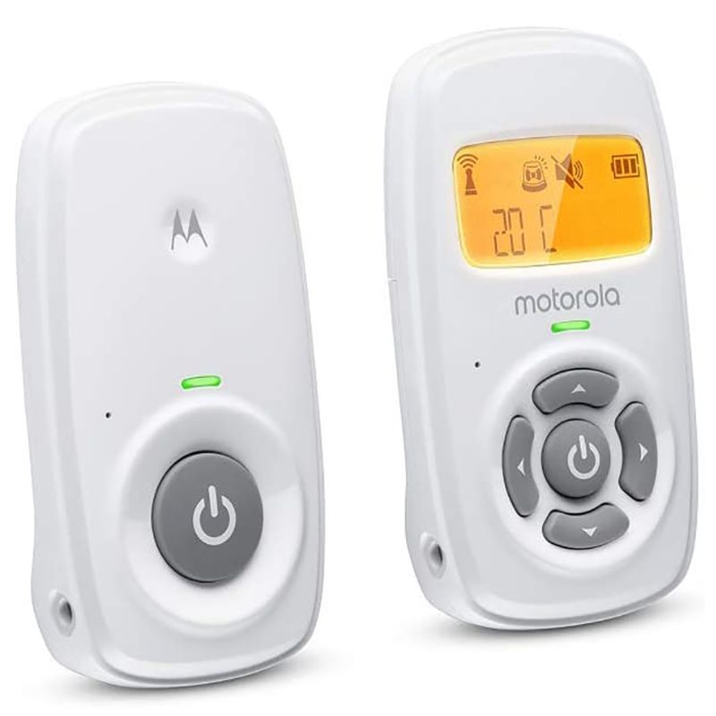 Motorola - Step-Up Audio Baby Monitor W/ Room Temperature