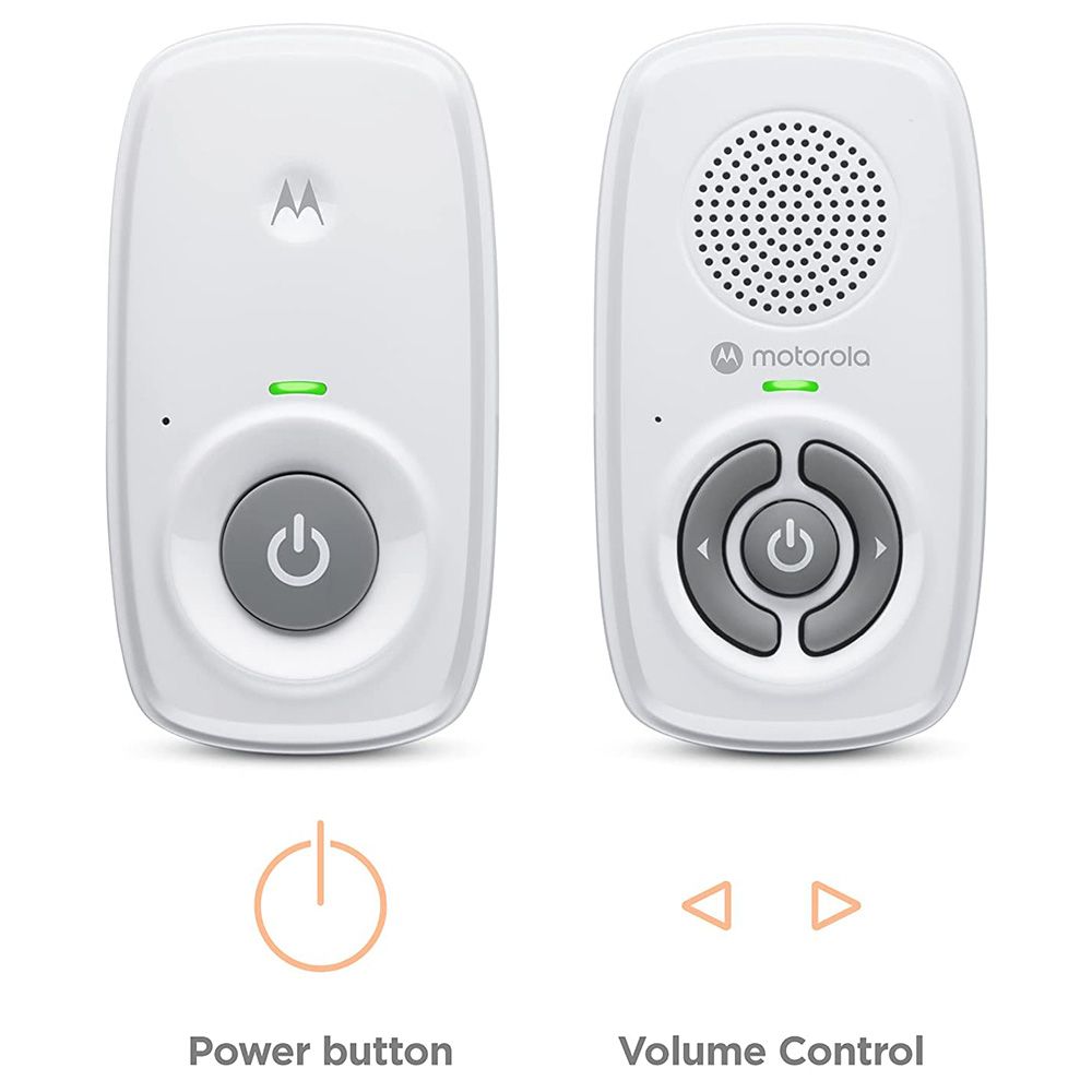 Motorola - Nursery Digital Audio Baby Monitor W/ Microphone